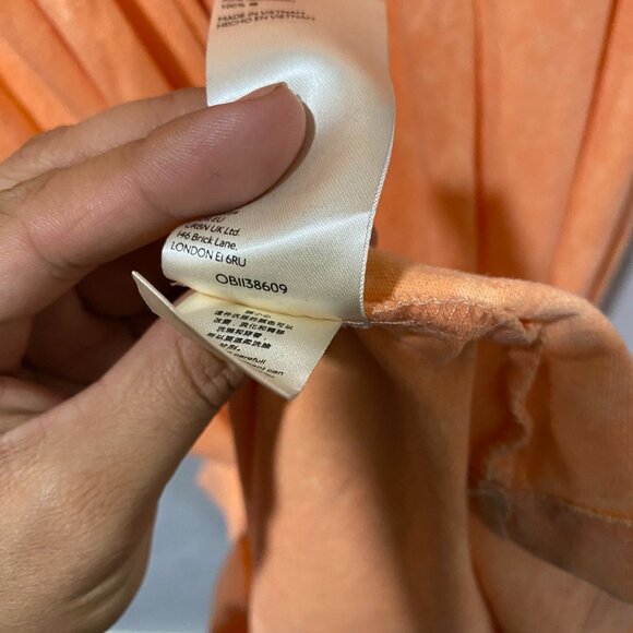 free people carissa maxi tee dress in peach M - Picture 5 of 7